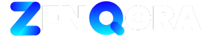 ZenQora White Logo